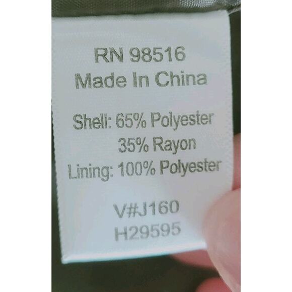 Vtg‎ Coldwater Creek Women Corduroy Car Coat Jacket PM Petite Medium Gold Black - Picture 10 of 10